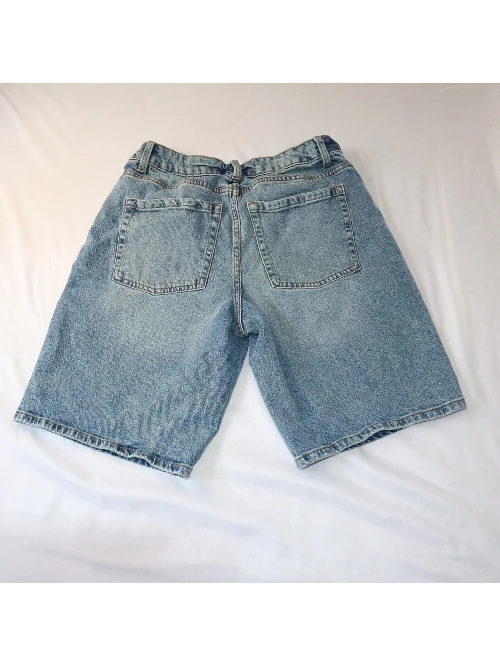 Wild Fable Girls Mid-Rise Denim Shorts Size 2 Blue